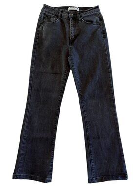 WAX JEAN Bootcut Stretch Denim Black Jeans 3/26
